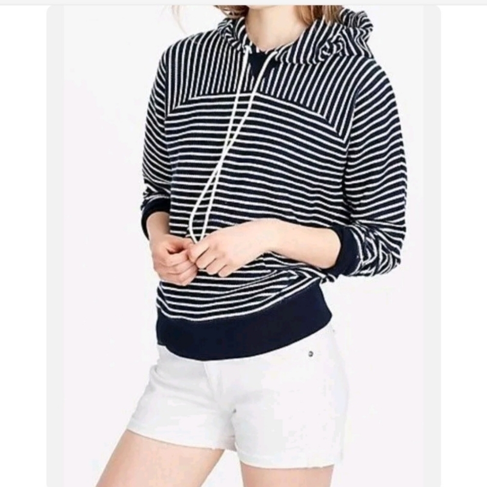 J. Crew Paneled Terry Hoodie